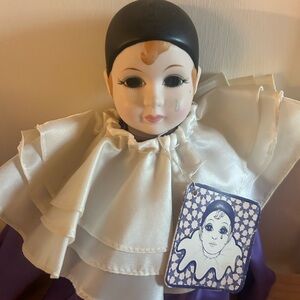 Rare Vintage Large Pierrot Doll